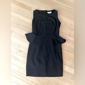 Spiegel Black Peplum Mini Dress